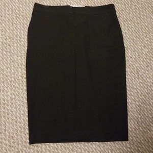 Black pencil skirt